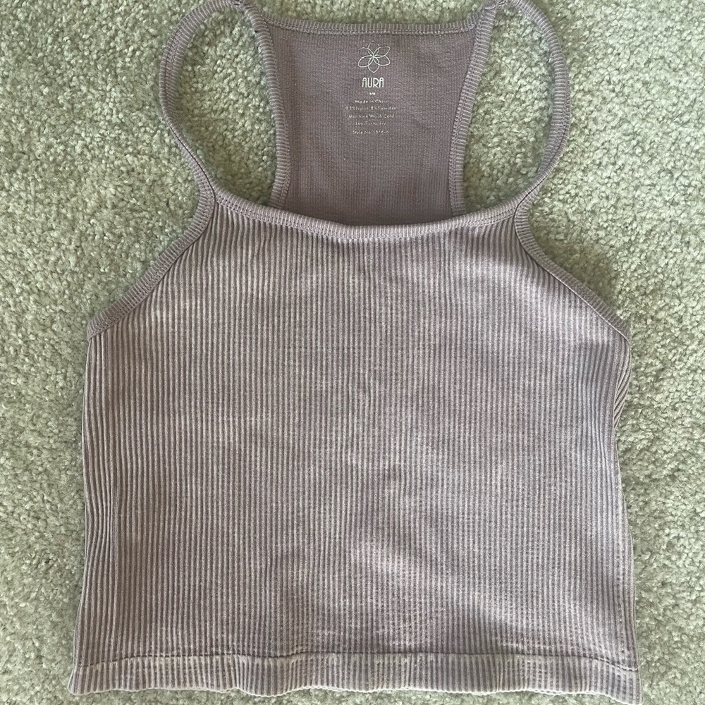 Purple crop top